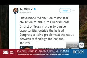 Rep. Will Hurd of Texas becomes 6th Republican to announce retirement 