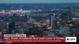 Trump, governors feud over COVID-19 testing