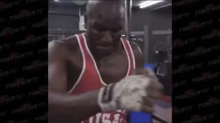 Evander Holyfield Training Training for Mike Tyson Comeback Fight