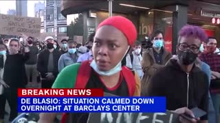 Calls for change at peaceful George Floyd protests in Brooklyn
