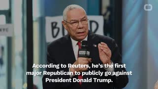 Colin Powell Announces He Will Vote For Joe Biden In 2020 Presidential