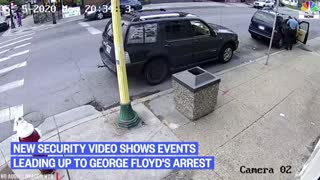 New Security Video Shows Events Leading Up To George Floyd