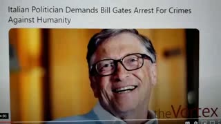 Italian Lawmaker Calls For Democrat Bill Gates To Be Arrested For Crim