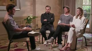 Leonardo DiCaprio, Brad Pitt & Margot Robbie on -Once Upon a Time . in