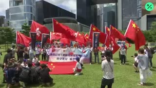 Pro-Beijing Supporters Hail 