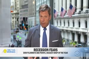 Markets in turmoil amid recession fears